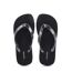 Tongs noir femme calvin klein jeans flip flop tpu metall-3