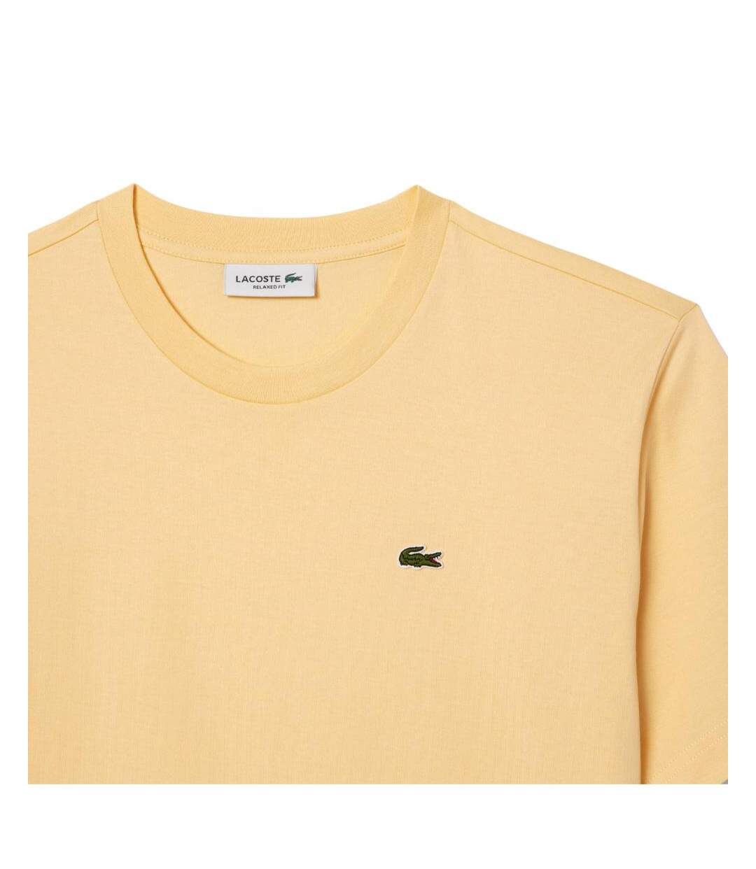 T-shirt jaune femme lacoste tf7215 - 32-2