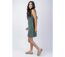 Robe coupe droite unie Ondine kaki Coton Du Monde-3