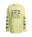 T-shirt Manches Longues Always Original Femme Jaune Adidas-2