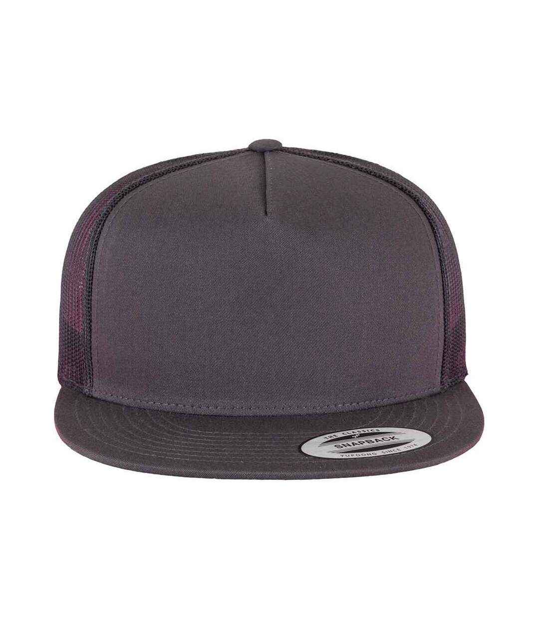 Casquette Trucker Classic Charbon Flexfit-4