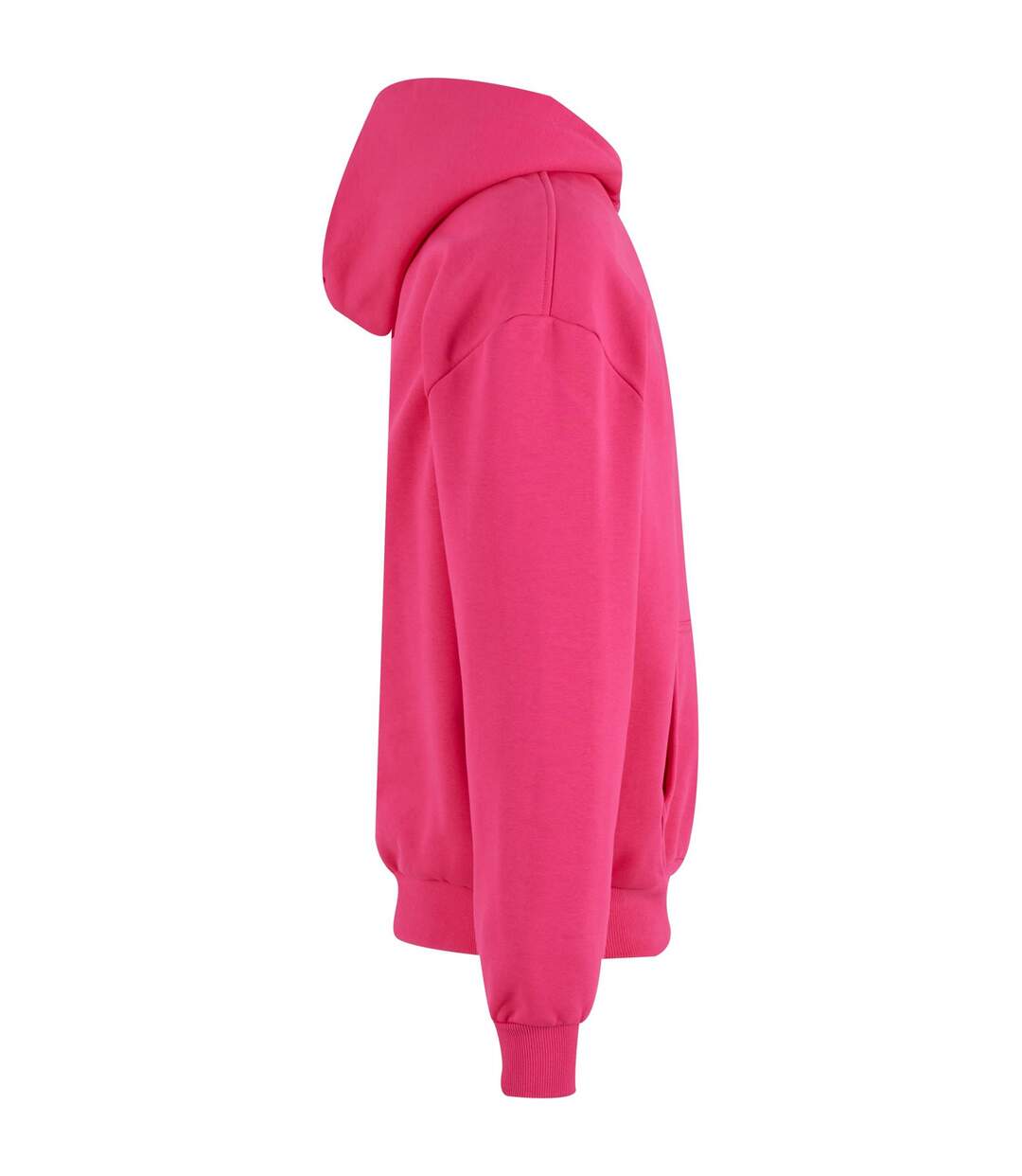 Sweat À Capuche Adulte Rose Vif Build Your Brand-3