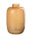 Vase Rond Design en Verre Rita 22cm Orange-1