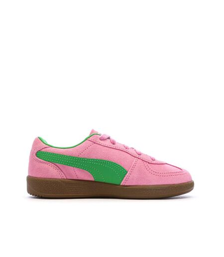 Baskets roses/vertes mixte puma palermo