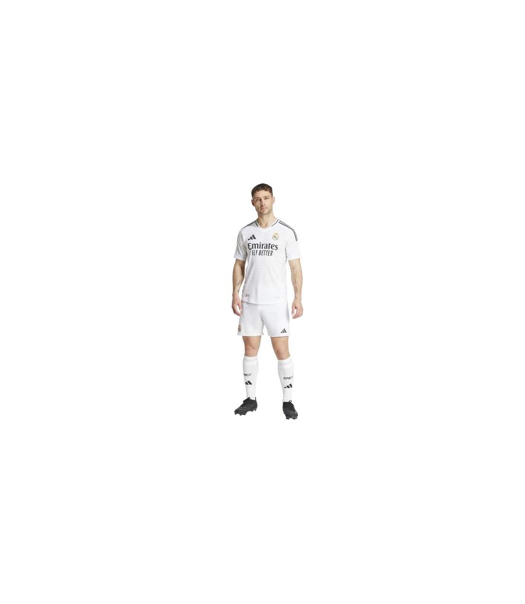 Maillot De Foot Motif/style Real Madrid Cf 2024/2025 Adulte Blanc Adidas-1