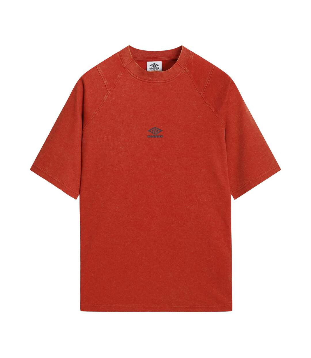 Mens Washed Crew Neck Boxy T-shirt Fire Whirl Umbro-1