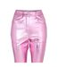 Pantalon Motif/style Métallisé Femme Rose AmyLynn-3