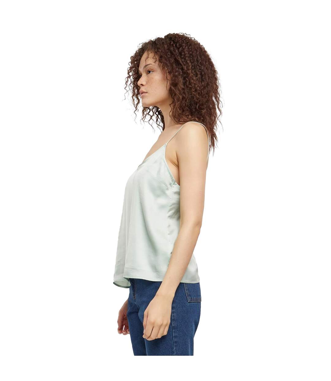 Haut Manches Style Caraco Femme Menthe Givrée Urban Classics-3