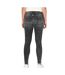 Jean skinny gris/noir  femme only mid ankle-2
