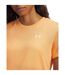 T-shirt Tech Femme Orange Blanc Under Armour-3