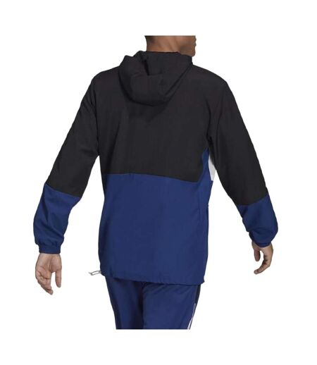 Veste noire/marine/blanche homme adidas tiro