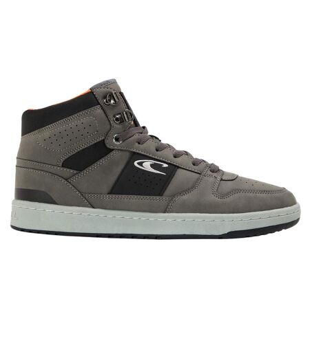 Mens Antilpe Canvas High Top Trainers Grey O'Neill