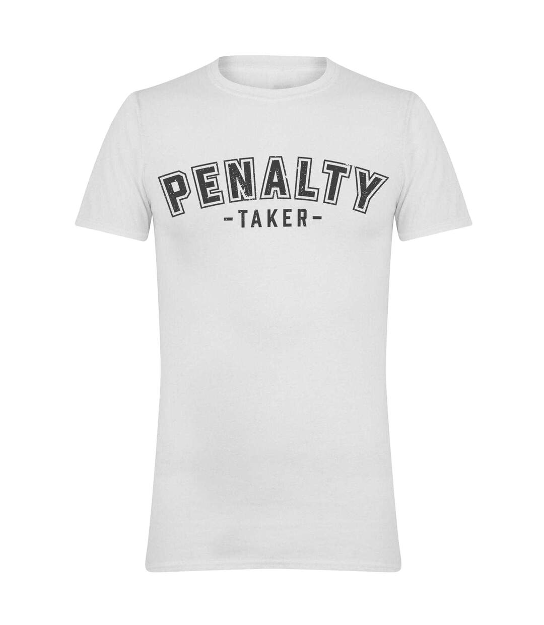 T-shirt Foot Motif/style Imprimé Penalty Taker Homme Blanc AWD-1