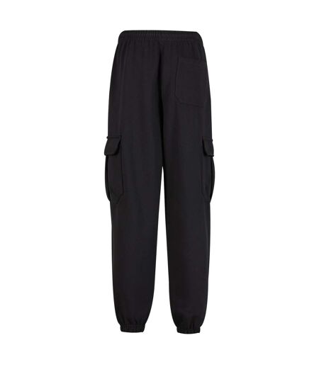 Mens 90s Cargo Jogging Bottoms Noir Build Your Brand