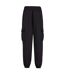 Mens 90s Cargo Jogging Bottoms Noir Build Your Brand-3