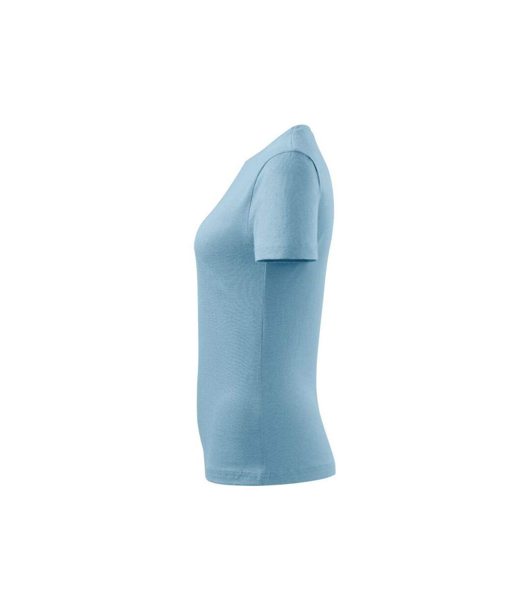 Womens/ladies Classic New T-shirt Powder Blue Adler-4