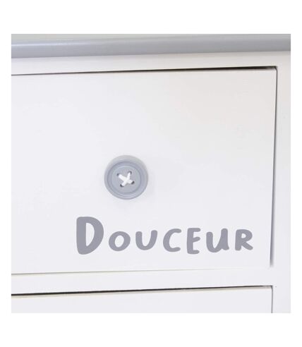 Commode/Chiffonnier bois ' Sérénité et Douceur ' 6 tiroirs