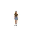 Mini Jupe Motif/style Panneau Femme Bleu Délavé Guess-1