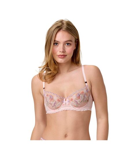 Soutien-gorge coques armatures poudre Floraison