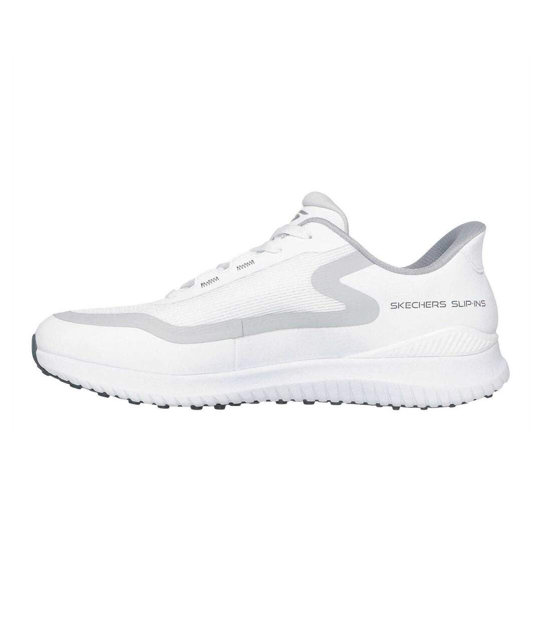 Mens Go Golf Flight Spikeless Golf Shoes White Grey Skechers-2