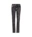 Womens/ladies Slandy Straight Jeans Grey Acid Wash Diesel-1