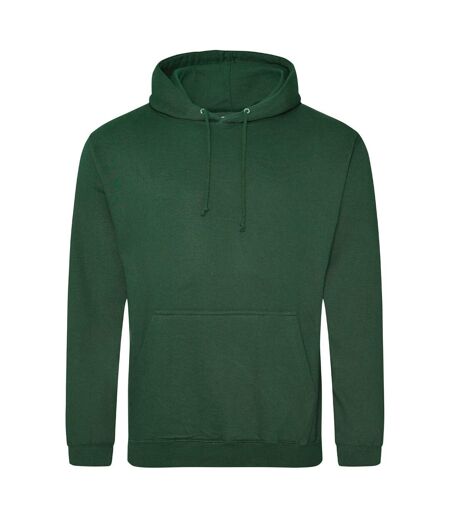 Sweat À Capuche College Adulte Vert Bouteille Awdis