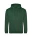 Sweat À Capuche College Adulte Vert Bouteille Awdis-1