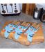 1 Pack Novelty Cotton Blue Vegetable Vegan Socks-3