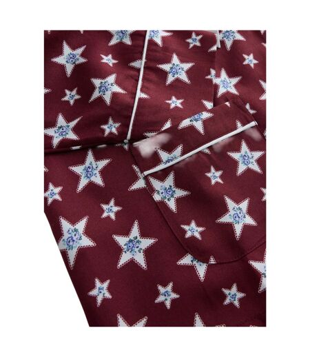 Ensemble De Pyjama Long Motif/style Étoile Femme Bordeaux Cath Kidston