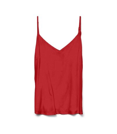 Débardeur rouge femme vero moda eassy - l