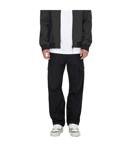 Pantalon À Poches Homme Noir Only