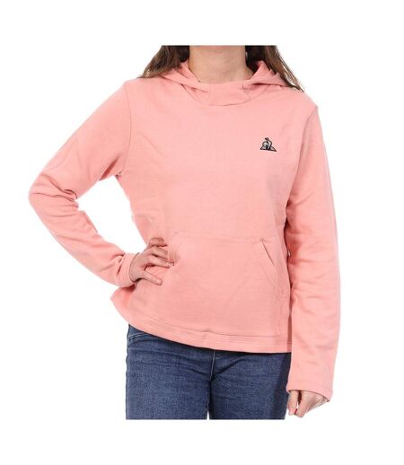 Sweat à capuche rose femme le coq sportif hoody n°8
