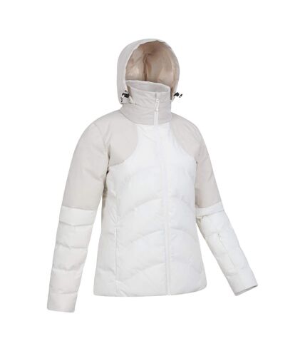 Blouson de ski cairngorm femme blanc cassé Mountain Warehouse