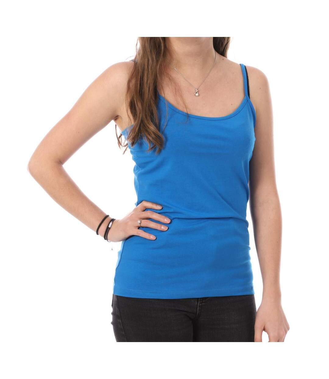 Débardeur Bleu femme JDY Ava 15148401 - L-1