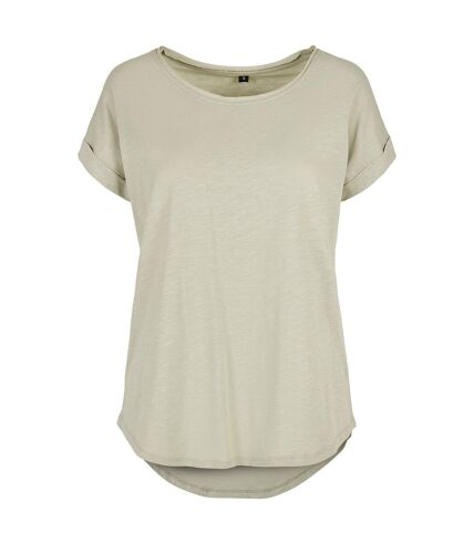 Build Your Brand - T-shirt LONG - Femme (Vert de gris) - UTRW8061