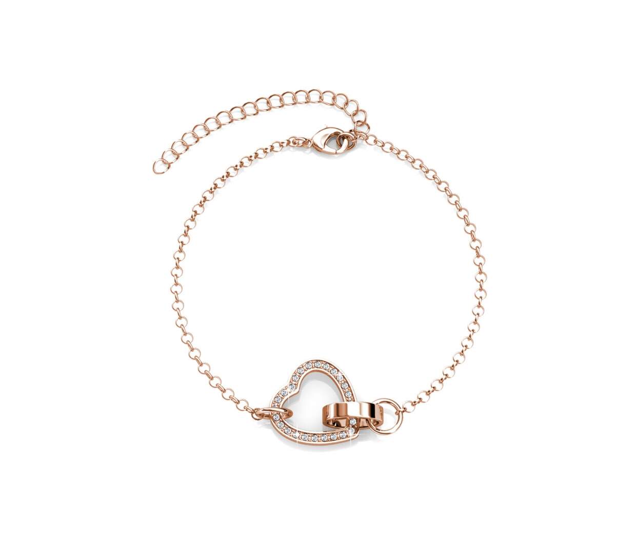 Parure et Coffret Locked Heart Necklace, Cristal d'Autriche-2