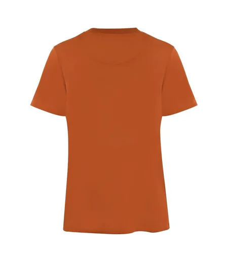 T-shirt Motif/style Grand Logo Homme Orange Pretty Green