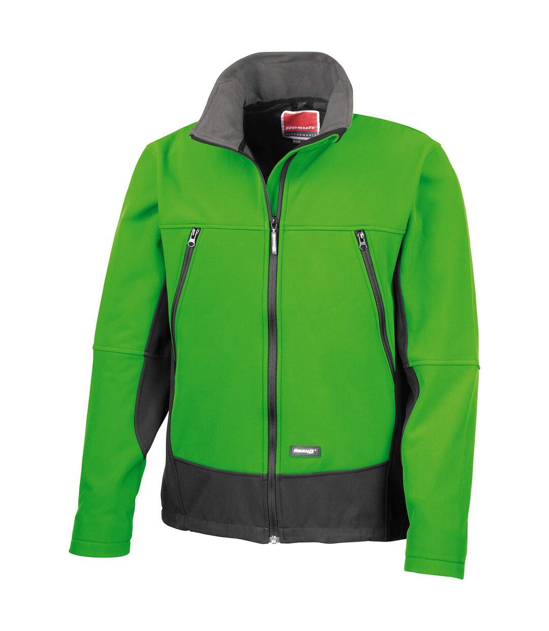 Mens activity soft shell jacket vivid green Result-1