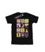 Disney Femme/Ladies - T-shirt boyfriend en coton avec carrés de la Fée Clochette (Noir) - UTBI46466-1