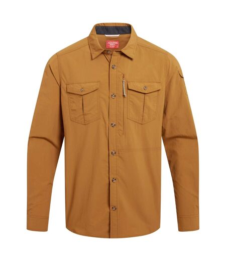 Mens Adventure Iii Nosilife Long-sleeved Shirt Deep Henna Craghoppers