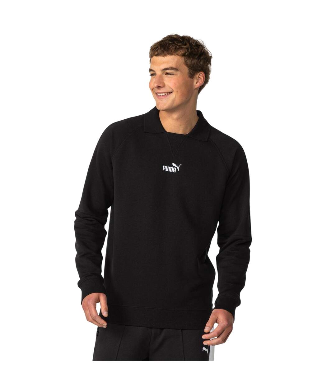 Sweat Motif/style Logo Homme Noir Puma-1