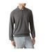 Mens Long-sleeved Polo Shirt Charcoal Capo-4