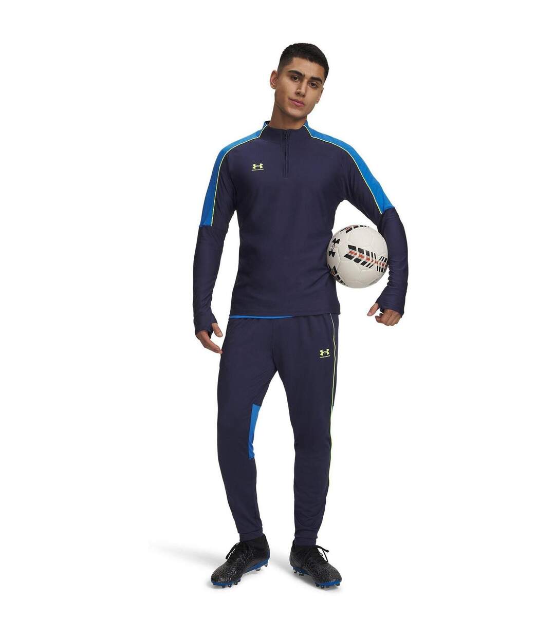 Mens Challenger Pro Athletic Trousers Blue Under Armour-4