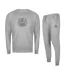 Mens Iconic Crest Crew Neck Tracksuit Grey Aquascutum-1