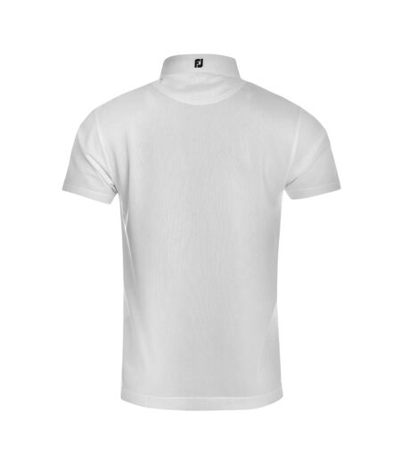 Mens Logo Polo Shirt White FootJoy