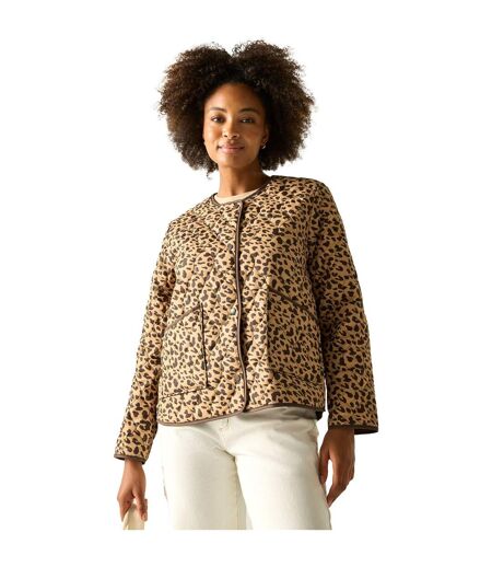 Womens/ladies Mira Abstract Leopard Print Jacket Multicoloured Regatta