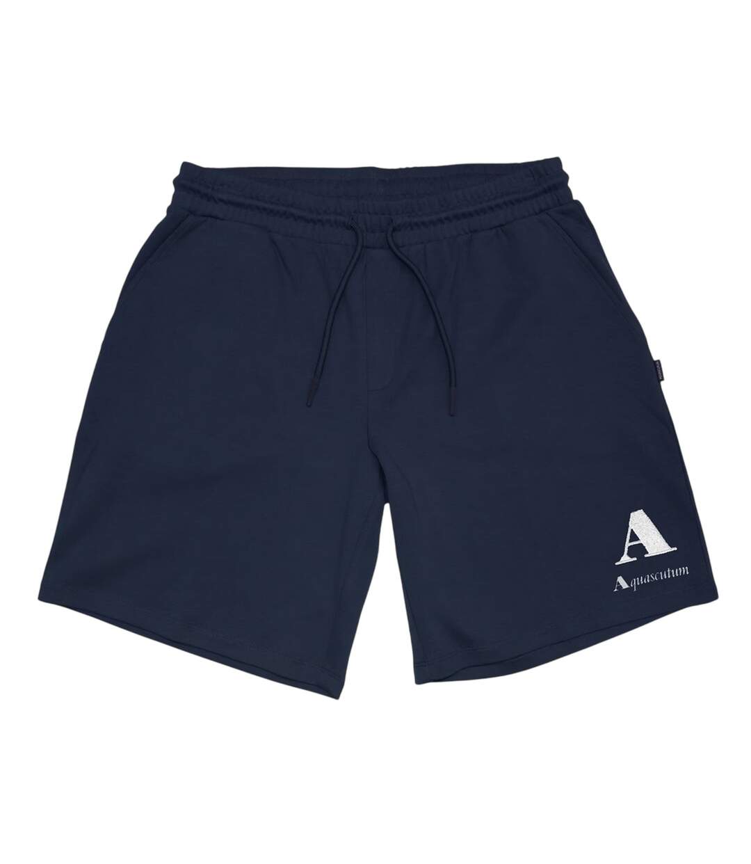 Short De Jogging Motif/style Logo Homme Bleu Marine Aquascutum-1