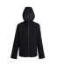 Mens Navigate 2 Layer Soft Shell Jacket Black Seal Grey Regatta-1