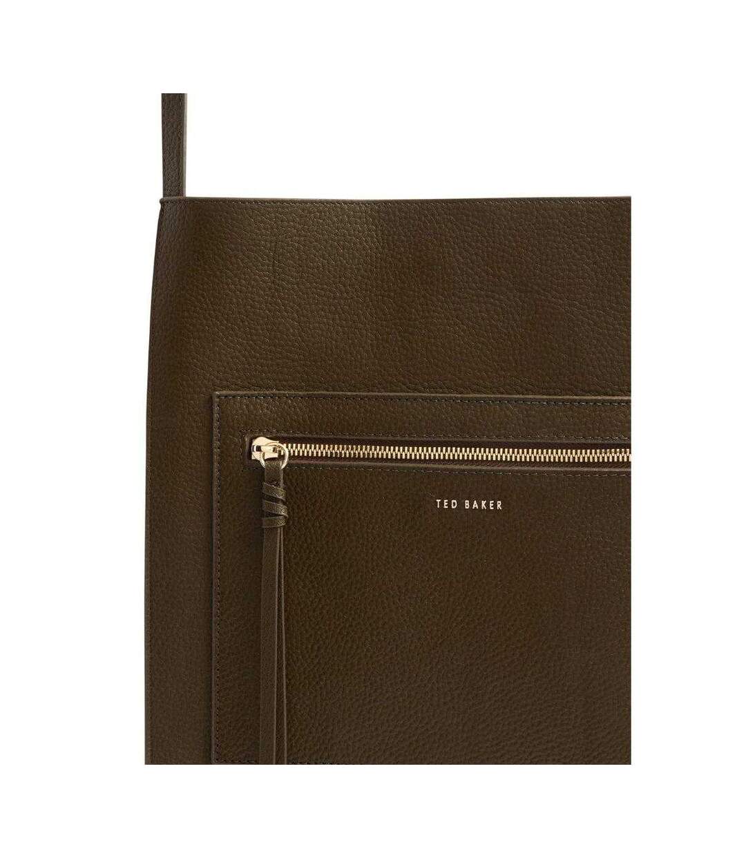 Sac Fourre-tout Souple Motif/style Uni Taille Unique Vert Kaki Ted Baker-3