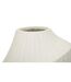 Vase Design Rainuré Ice 38cm Crème-3